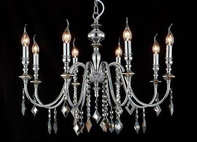 Люстра Crystal Lux MERCEDES SP8 CHROME/SMOKE 0950/308