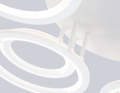 Светильник светодиодный потолочный FA8944/5+5 WH белый 132W 3000-6000K D735*115 (ПДУ ИК)