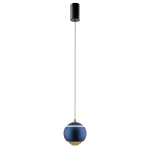 Светильник подвесной Crystal Lux CARO SP LED BLUE 1344/201