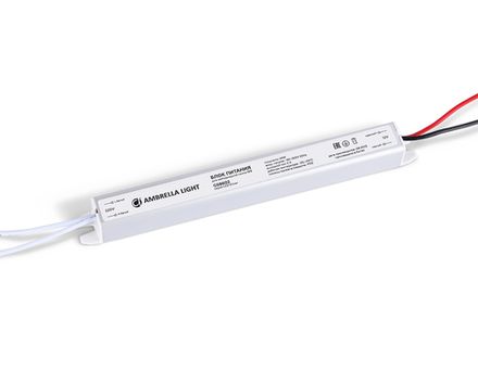 Блок питания ультратонкий для светодиодной ленты 12V 24W 2A IP20 185-260V 172*18*18 GS8602