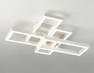 Светильник светодиодный потолочный FA1001/2+2 WH белый 65W 3000K-6400K 550*453*130 (ПДУ ИК)