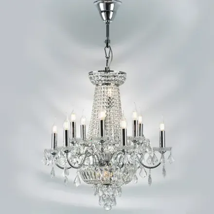 700164 Люстра подвесная CLASSIC 16х60W E14 ХРОМ Lightstar