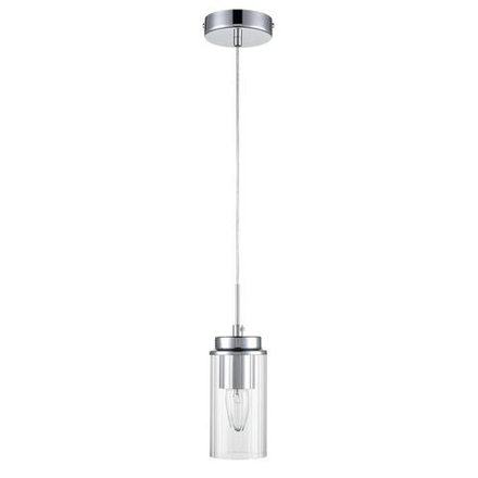 8102/1A COMFI LN26 408 хром/прозрачный металл/металл Подвес Е14 1*40W 220V ISHA