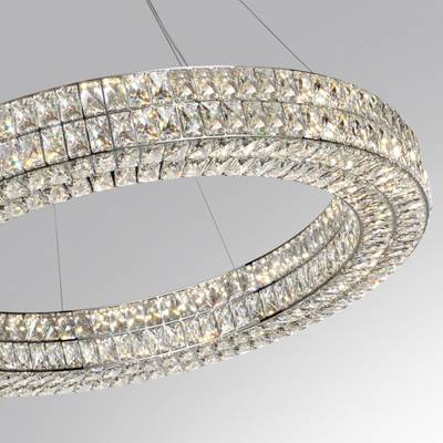 4927/98L L-VISION ODL24 599 хром/металл/хрусталь Люстра LED 98W 4000K 5850Лм PANTA