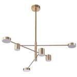 Люстра на штанге Arte Lamp STANLEY A2476PL-40PB, 1хLED