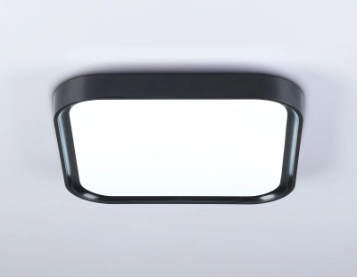 Потолочный светодиодный светильникFZ1262 BK черный 18W 5000K 250*250*60 (Без ПДУ)