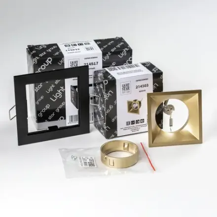 D51703GMOD Светильник DOMINO QUADRO под LED модуль/лампу МR16 (214517+214503+214003)