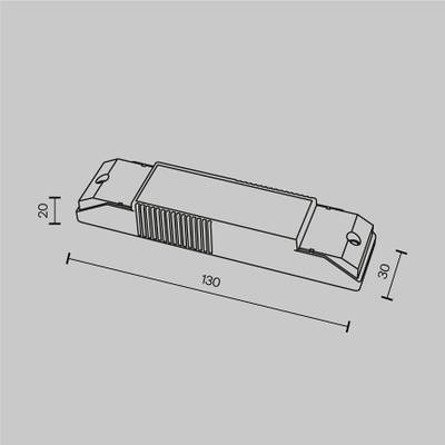 Источник питания Triac 5-12W IP20, PSL-TR40-150-300mA. TM Maytoni