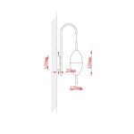 Бра Arte Lamp ANDROMEDA A2089AP-3GO, 1хLED