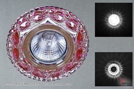 00757-9.0-001CN MR16+LED3W CL+PK светильник точ.