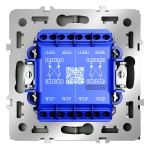 VLS020506 Перекрестный переключатель встраиваемый VOLTUM S70 двухклавишный 10А, (титан). (ТМ Maytoni)