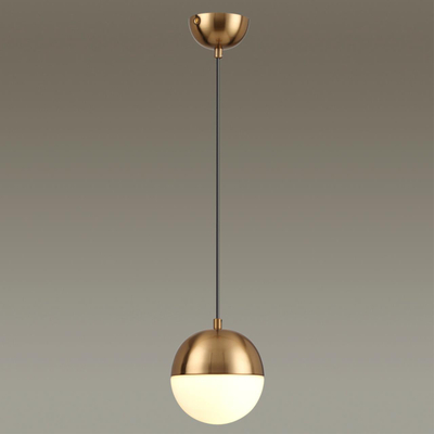 4960/1 PENDANT ODL22 393 античн.бронза/металл/белый/стекло Подвес E27 1*40W PINGA