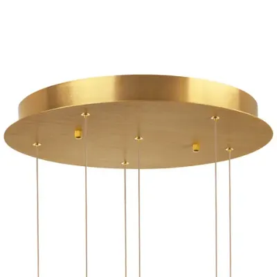 805169 Люстра COLORE LED 6х4W 1100LM ЗОЛОТО/МУЛЬТИКОЛОР 3000K Lightstar