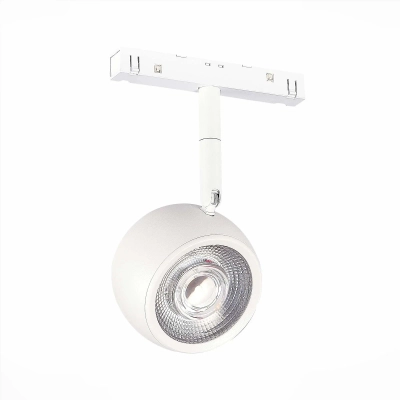 ST355.536.10 Магнитный трековый светильник Белый LED 1*10W 3000K 470Lm Ra>80 36° IP20 L120xW50xH176 48V