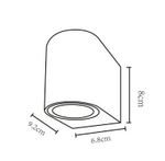 Фасадный светильник Arte Lamp COMPASS A3102AL-1WH, 1хGU10