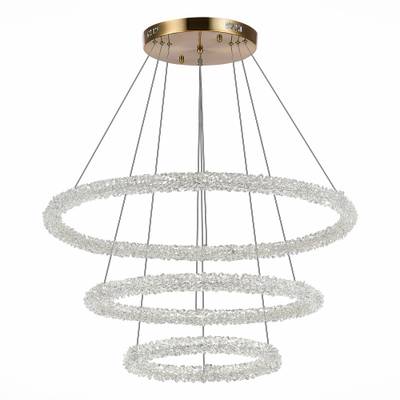 SL6110.203.03 Люстра подвесная ST-Luce Золотистый/Золотистый LED 3*35W 3000 - 6500K