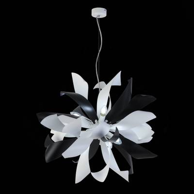 SL453.453.06E Люстра подвесная ST-Luce Черный, Белый/Черный, Белый E14 6*40W