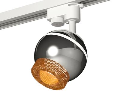 Комплект трекового светильника XT1104005 PSL/CF серебро полированное/кофе GU5.3 LED 3W 4200K (A2520, C1104, N7195)
