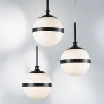 813137 Люстра GLOBO 3х40W E14 black/white Lightstar