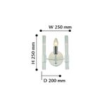 Бра Supreme 2539-1W, 1*E14*40W. ТМ F-Promo