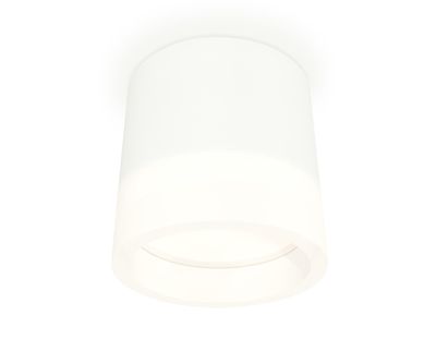 Комплект накладного светильника с акрилом XS8110001 SWH/FR белый песок/белый матовый GX53 (C8110, N8401)