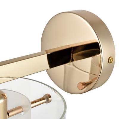 6587/1W MODERNI LN25 91 золото/прозрачный, металл/стекло Бра E14 1*40W 220V VERDI