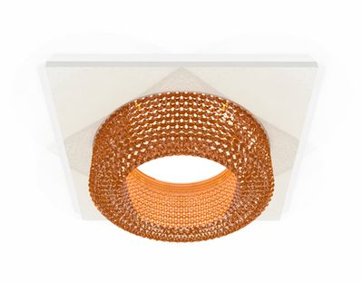 Комплект встраиваемого светильника XC7631024 SWH/CF белый песок/кофе MR16 GU5.3 (C7631, N7195)