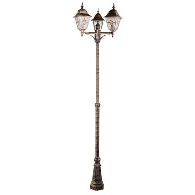 Парковый светильник Arte Lamp MADRID A1542PA-3BN, 3хE27