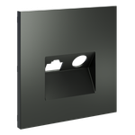 VLS002706 Накладка для розетки TV+RJ45 кат. 6, S70 (титан). (ТМ Maytoni)