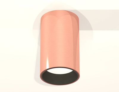 Комплект накладного светильника XS6326003 PPG/SBK золото розовое полированное/черный песок MR16 GU5.3 (C6326, N6111)