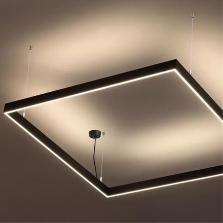 358160 OVER NT19 212 черный Подвесной светильник IP20 LED 4000K 40W 220-240V ITER