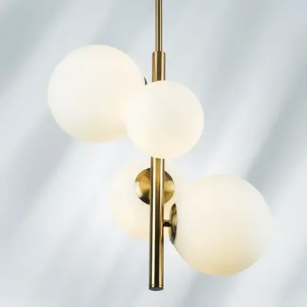 815043 Люстра CROCO 4х40W E14 ЛАТУНЬ Lightstar