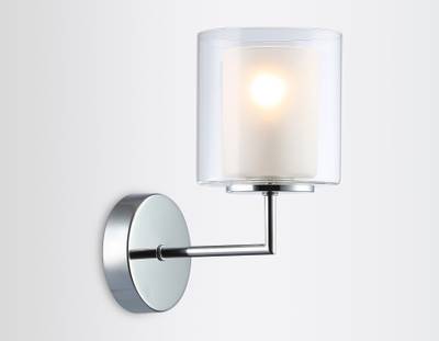 Светильник настенный LH56005 СH/FR хром/белый матовый E14 max 40W 190*120*220