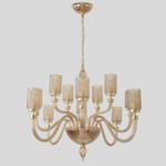 Люстра Crystal Lux SILVESTRO SP12 AMBER 2971/312