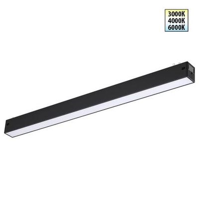 359938 PORT NT25 208 черный Трековый светильник с переключ. цв. темпер. IP20 LED 3000К\4000К\6000К 24W 90-240V VECTOR