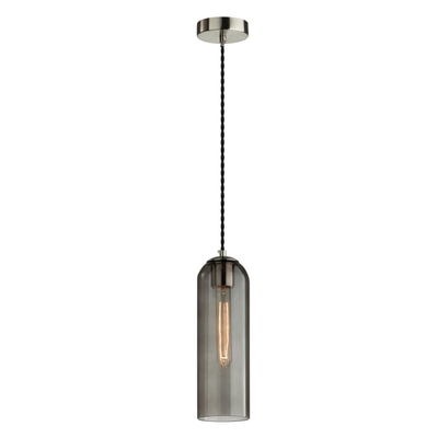 4805/1 PENDANT ODL21 407 никель/дымчатый Подвес E27 1*60W VOSTI