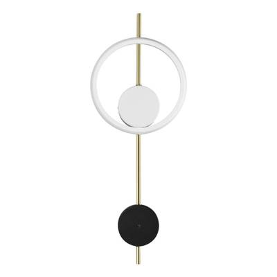 5691/13WL LEDIO LN23 058 белый, чёрный, золотой Настенный светильник LED 13W 3000K 820Лм 220V MARQUE
