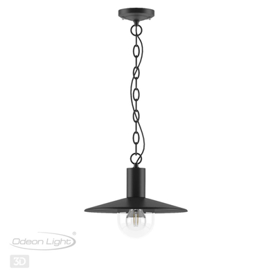 4833/1 NATURE ODL21 711 черный/стекло Ландшафтный светильник-подвес E27 1*40W IP44 FURCADIA