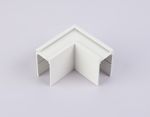 Коннектор угловой для накладного шинопровода Magnetic 220V GL1031 WH белый 80*80*52 (соединители в комплекте)