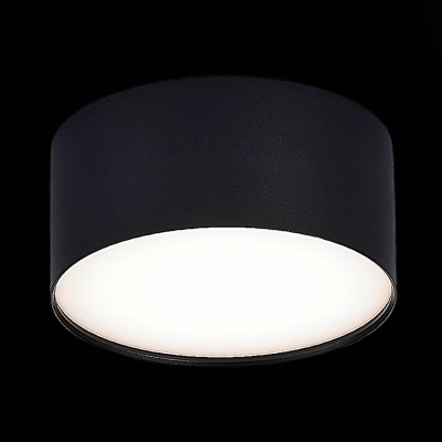 ST606.442.12 Светильник потолочный Черный LED 1*12W 4000K 1 080Lm Ra>85 120° IP20 D120xH55 185-265V