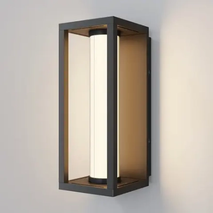 Уличный настенный светильник (бра) Экспо / Expo 3000К 12Вт IP54, O480WL-L12B3K. TM Maytoni