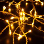 Светодиодная гирлянда занавес теплый белый 2*3м IP20 200-002 теплый белый, LED