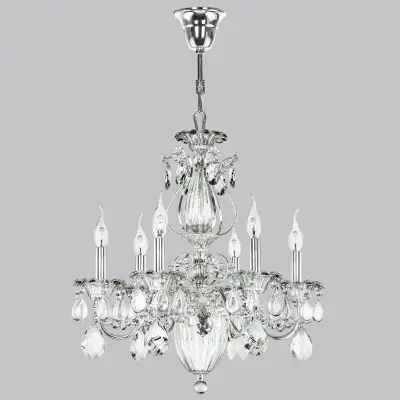 790064 Люстра SCHON 6x60W E14 Silver Lightstar