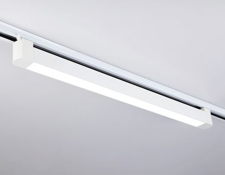 Светильник светодиодный трековый однофазный GL6742 WH белый IP20 40W 4200K 590*35*57