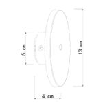 Фасадный светильник Arte Lamp NIMBO A4506AL-1BK, 1хLED
