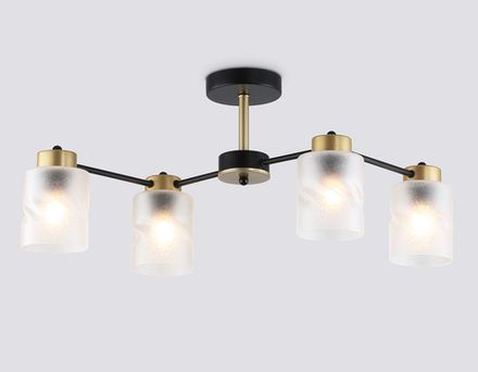 Светильник подвесной TR303324/4 BK/GD черный/золото E27/4 max 60W 650*290*270