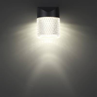 359293 STREET NT24 000 черный Светильник ландшафтный настенный IP65 LED 7W 4000K 175-265V ESTIMA