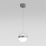 5037/12L L-VISION ODL24 511 никель/прозрачн/молочный/металл/акрил Подвес LED 12W 4000K 600лм RONI