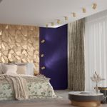 358810 OVER NT21 218 матовое золото Светильник накладной светодиодный IP20 LED 10W 850Лм 4000K 220V GESSO