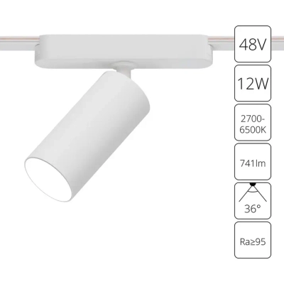 Магнитный трековый светильник Arte Lamp RAPID SMART A2958PL-1WH, 1хLED